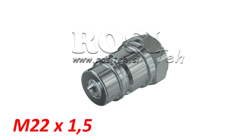SCHNELLKUPPLUNG TRACTOR MÄNNLICH M22x1,5