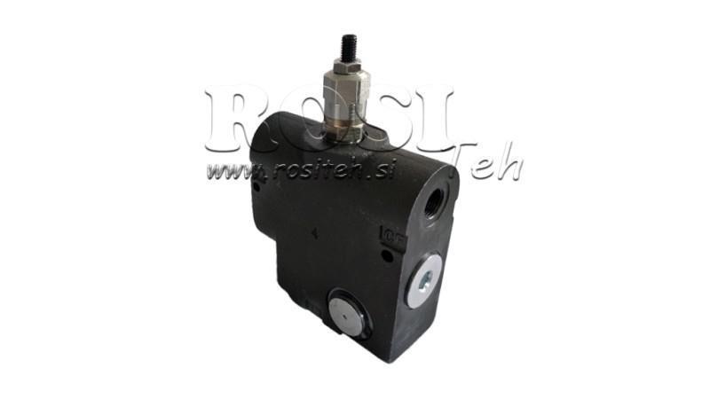 PRIORITÄTSVENTIL 3/8 MIT SKALA UND SICHERHEITSVENTIL 0-30lit, 0-200bar