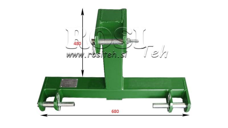 ABSCHLEPPHACKE FÜR DREIPUNKTANBAU KAT.1