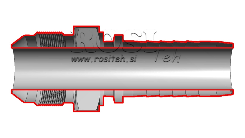 HYDRAULISCHER ANSCHLUSS AGJ JIC74° MÄNNLICH DN5-7/16