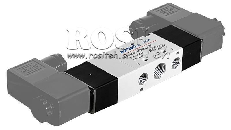 PNEUMATISCHES ELEKTROVENTIL 5/2 BISTABIL 1/4 PRT-0852-BCC