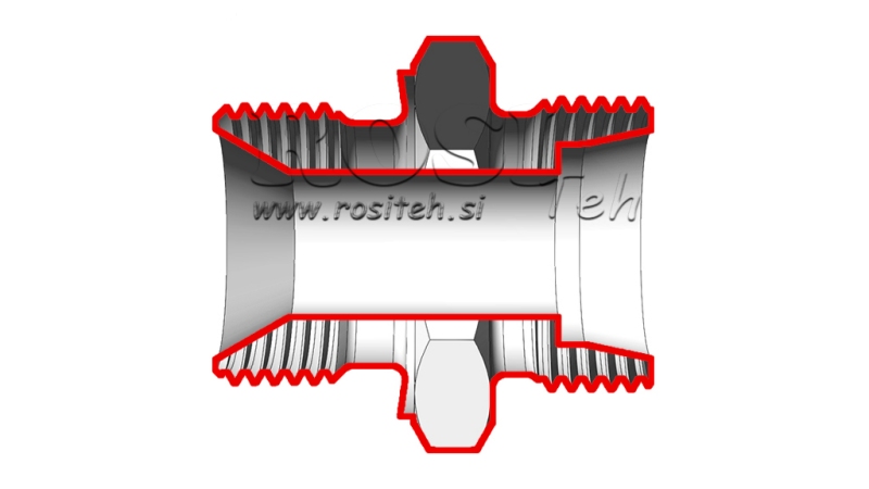 HYDRAULIKVERSCHRAUBUNG AL10-BSP3/8