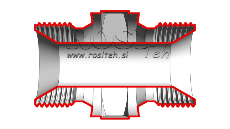 HYDRAULIK DOPPELSCHRAUBE BSP M18x1,5