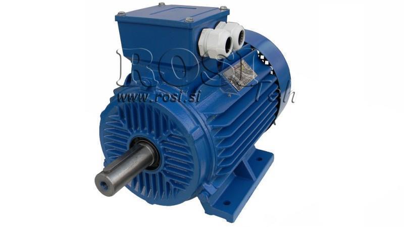 ELEKTRISCHER MOTOR 2P B3 3F Füße