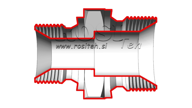 HYDRAULIK REDUZIER BSP 3/8-1/8