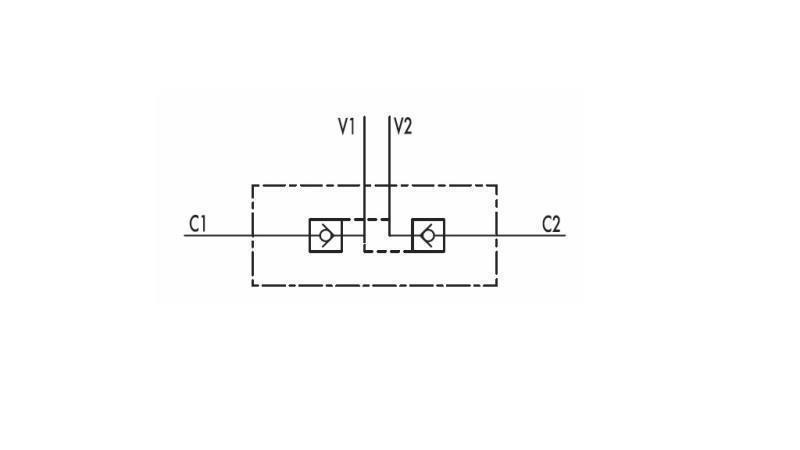 BLOCKVENTIL VBPDE 3/8 - 35lit MIT ROHREN - Schema