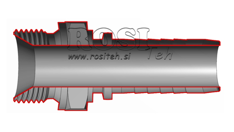 HYDRAULISCHER ANSCHLUSS BSP MÄNLICH DN13-1/2