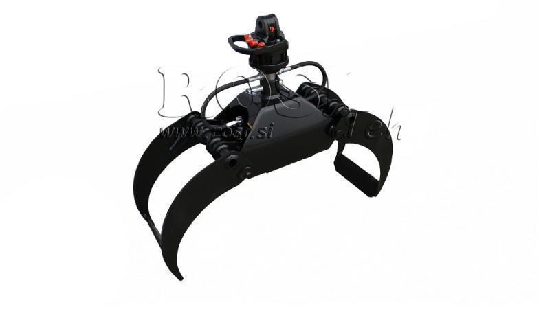 FORSTGREIF LG800 kg - 1000 mm ROTATOR 3000/1500 KG MIT ACHSE